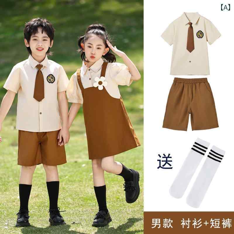 ・カテゴリ: 校服・スタイル: スクール、スポーツ、カジュアル・対象年齢: 8歳以上（身長140cm以上）・対象性別: 男女兼用・前開き仕様: シングルブレスト・デザイン要素: スポーツ、セットアップ、かわいい、配色、ファミリー向け、トレンド・生地加工: ソフト加工・主な素材: 綿 95%・安全基準: B類・フード: なし・セット内容: ショートパンツセット（半袖、パンツ）、ワンピース・カラー展開: ホワイト、ブラック・サイズ展開: 100cm、110cm、120cm、130cm、140cm、150cm、160cm、170cm、180cm