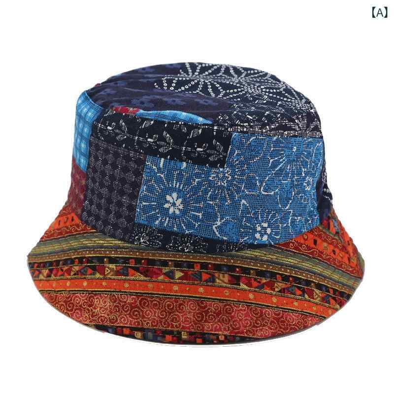 ・カテゴリ: バケットハット・帽子のトップ: フラットトップ・つば: ワイド・サイズ: M (56-58cm)