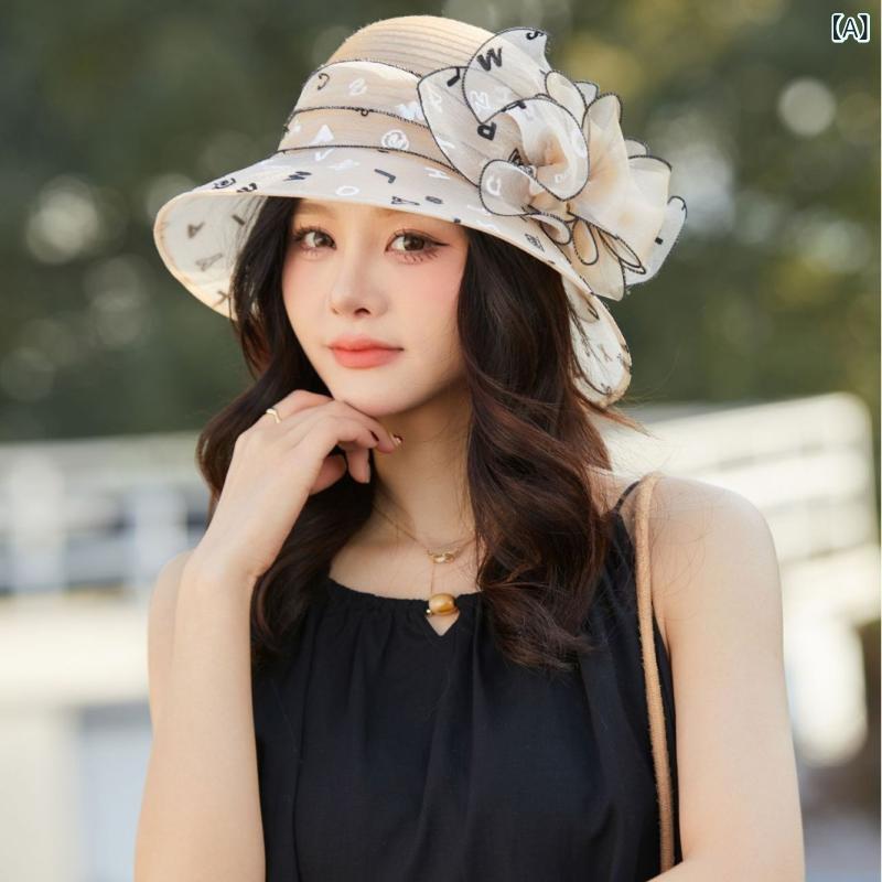 ・カテゴリ: 帽子・柄: 花柄・帽子の形: ラウンドトップ・つばの形: ワイドつば・カラー展開: カーキ、ロイヤルブルー、ブラック、グレー、ベージュ、ホワイト、ピンク、ワインレッド・サイズ展開: M（56-58cm対応、調節可能）・機能: UVカット、通気性、日よけ・主な素材: ポリエステル・スタイル: デザイン・加工: デジタルプリント