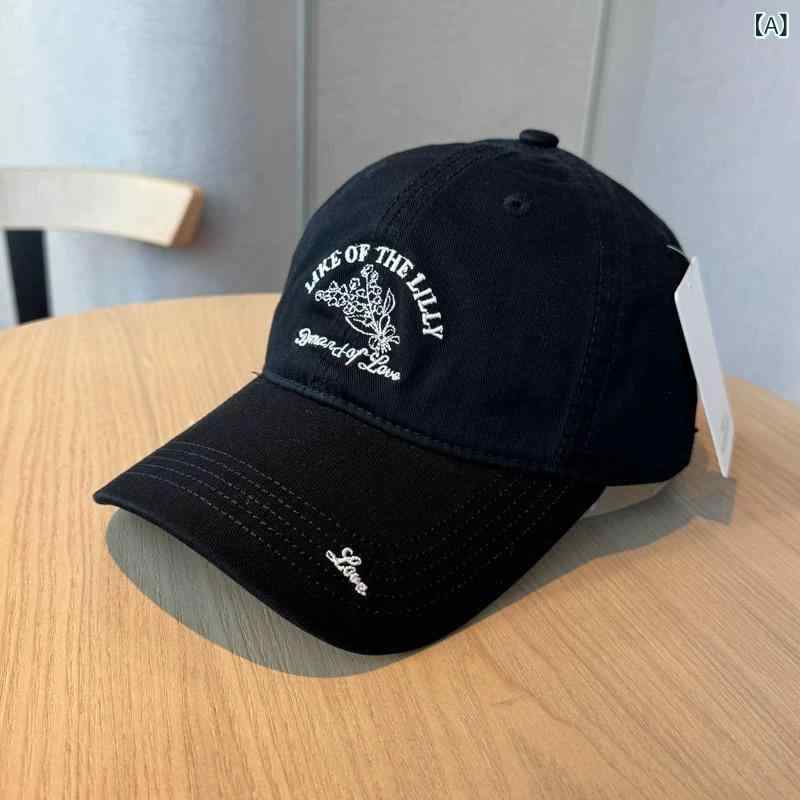 ・カテゴリ: 棒球帽・: 英字・帽頂: ラウンドトップ・つば: ワイドブリム・カラー展開: ブラック、ベージュ、カーキ、ワインレッド、ブラウン、ピンク、ライトブルー、ネイビー、グレー・サイズ: 調節可能・機能: UVカット、通気性、防風・スタイル: 日韓風、可愛い、スウィート・素材: ポリエステル・加工技術: 機械刺繍