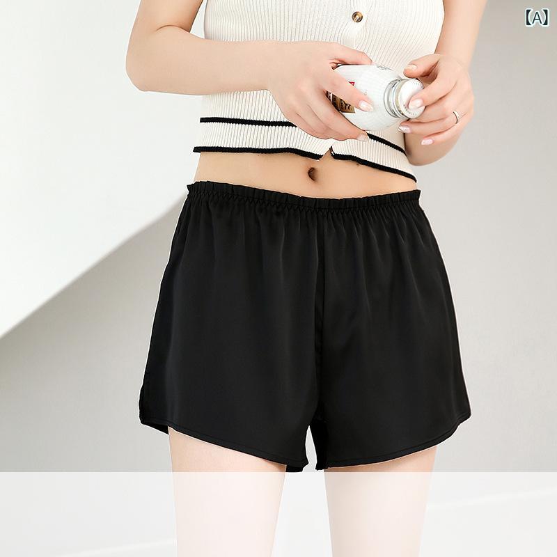 ・カテゴリ: 一体型パンツ・スタイル: スカパン・主な素材: ポリエステル90〜95%・副素材: スパンデックス30%以下・丈: 3分丈・厚さ: 薄手・機能: スリムフィット・柄: 無地・伸縮性: 高ストレッチ・シルエット: ルーズフィット・カラー展開: ブラック、ホワイト、ピンク、アプリコット・サイズ展開: M、L、XL