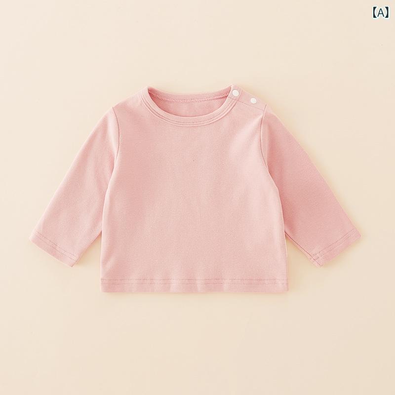 ・カテゴリ: キッズTシャツ・性別: 女性・スタイル: カジュアル・主な素材: 綿91%・ネックライン: ラウンドネック・袖丈: 長袖・柄: 無地・要素: キャンディ・生地加工: 柔らか加工・機能: 吸湿速乾・対象年齢: 1〜3歳・サイズ展開: 66、73、80、90、100