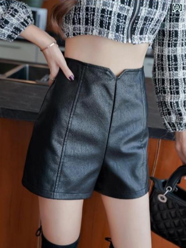 レディース ショートパンツ 春夏 秋冬 阔腿 三分丈 高腰 ワイドパンツ ブラック かわいい プリンセス風 清新 甘め 立体装飾 不対称 切り替え 軽量 伸縮性 普段使い カジュアル ゆったり ルーズフィット ハイウエスト スリム効果 女性用 ビッグサイ