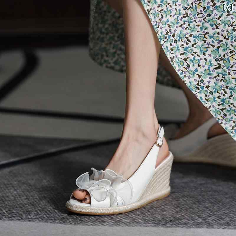 ・カテゴリ: ワンストラップサンダル・スタイル: 韓国・アッパー素材: 牛革・つま先形状: ポインテッドトゥ・カラー展開: ホワイト、モーブピンク・サイズ展開: 34, 35, 36, 37, 38, 39
