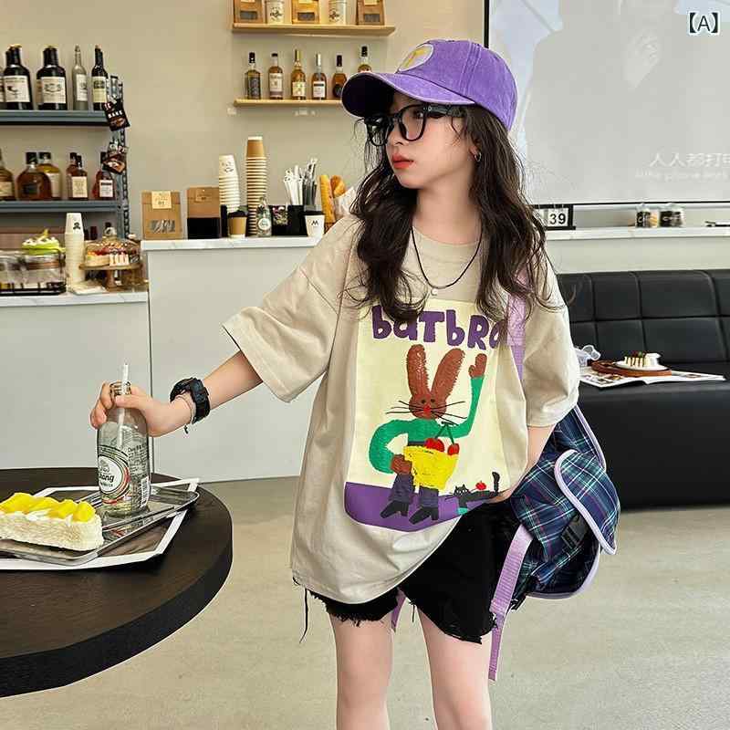 女児 トップス ショートパンツ セット 夏 レディースキッズ 中大童 かわいい ウサ...