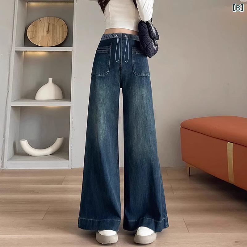 マタニティパンツ レディース 春夏 秋冬 外穿 不勒肚子 ワイドレッグパンツ 大码 ...