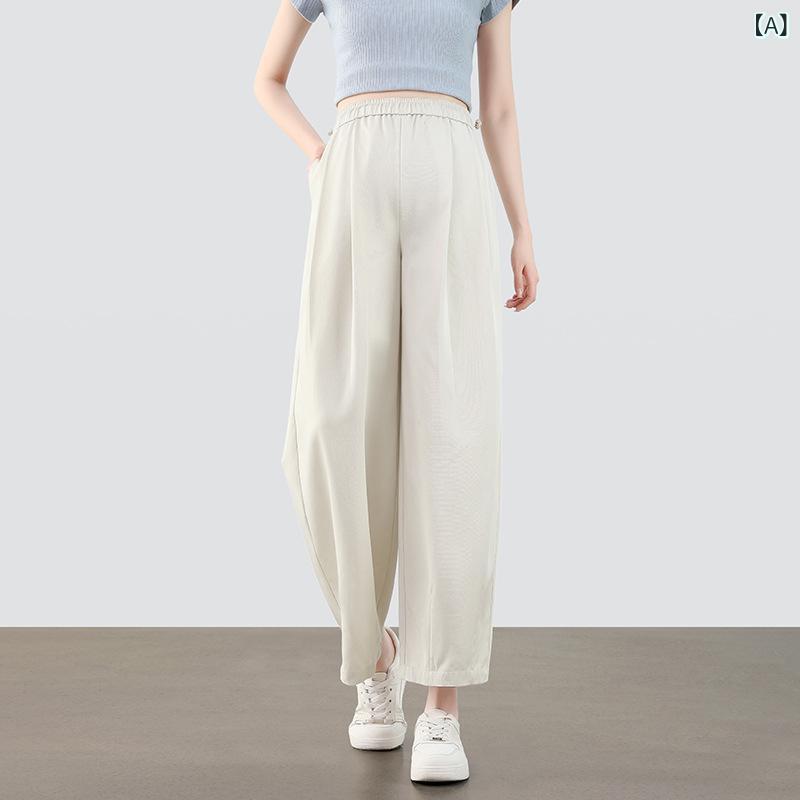 ・生地の厚さ: 薄手・パンツ丈: ロング・主な素材: ポリエステル80-90%・カラー展開: ベージュ、ブラック・サイズ展開: M、L、XL、2XL、3XL・伸縮性: 微弾力・パンツタイプ: ルーズ