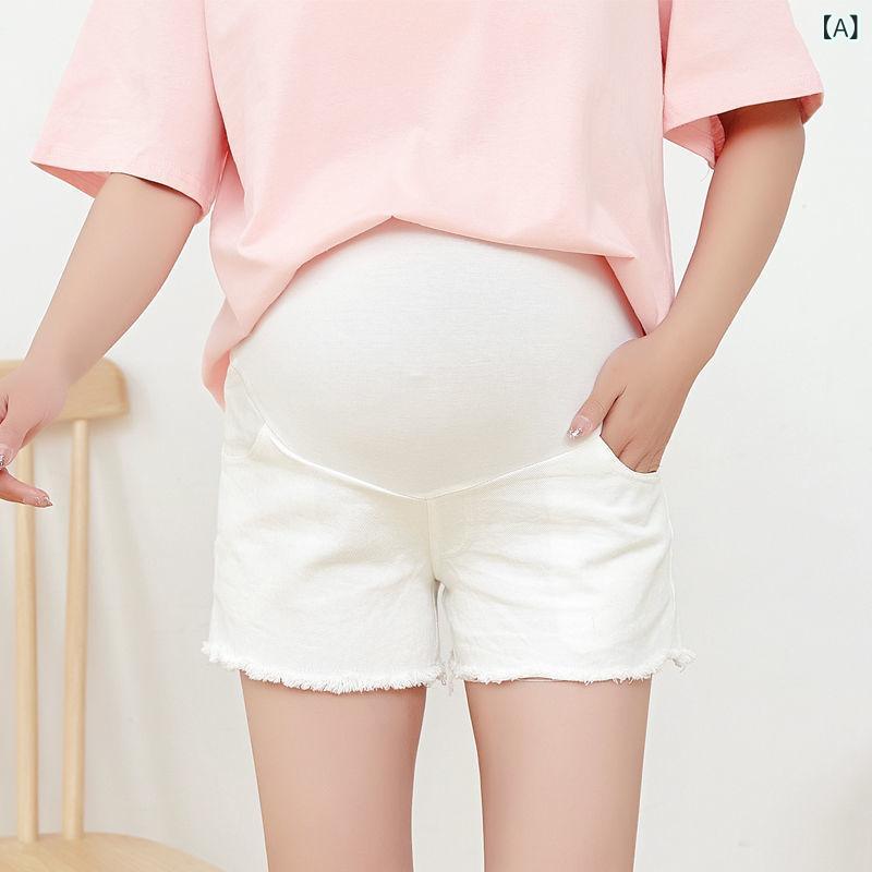 ・厚み: 薄手・素材: デニム・主素材: 綿90-95%・フィット: スリム・カラー展開: 白、黒、ライトブルー、グレー・サイズ展開: M、L、XL、XXL、XXXL・ストレッチ: 中程度・シルエット: ルーズ・パンツ丈: ショート