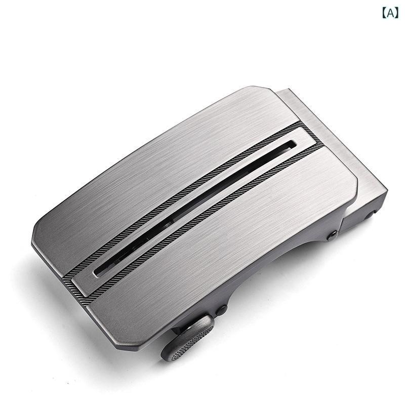 ・性別: メンズ・素材: 合金・バックル形状: 長方形・製品タイプ: オートロックバックル・留め具方式: オートロック・スタイル: カジュアル・対応シーン: ビジネス・バックルデザイン: 幾何学模様・カラー: 画像色