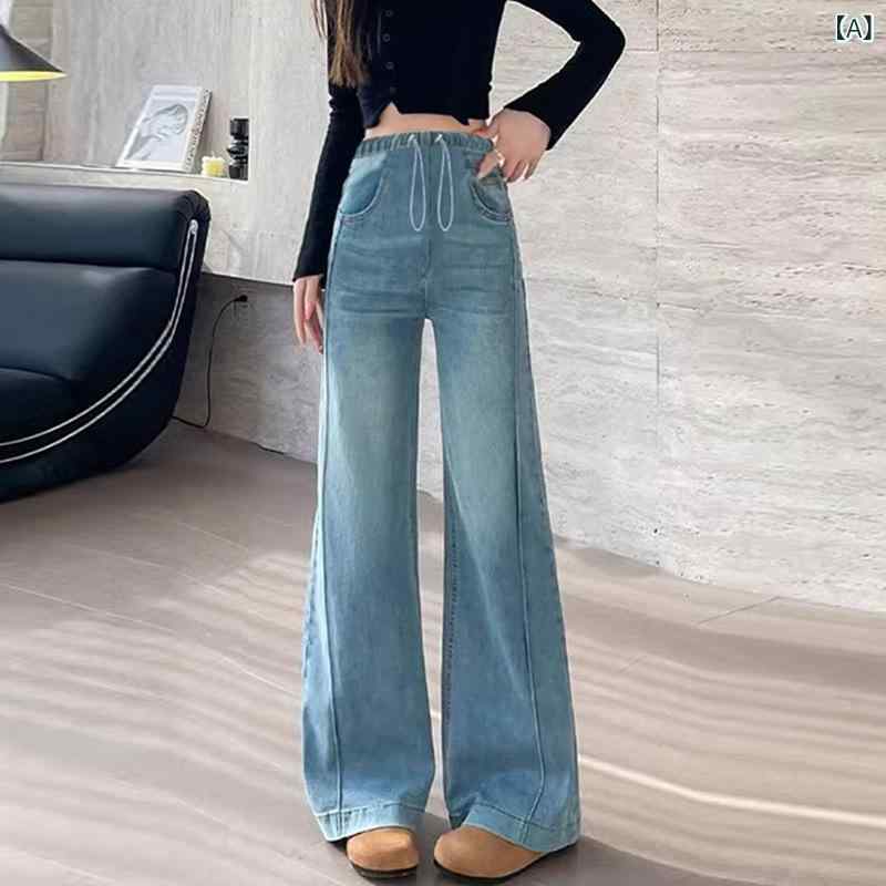 ・厚み: 中厚・パンツ丈: ロング・主な素材: デニム・主な素材の割合: 95%以上・機能: 腹部サポート・カラー展開: ブルー、ホワイト・サイズ展開: M、L、XL、2XL・伸縮性: 中程度・パンツ型: ルーズ