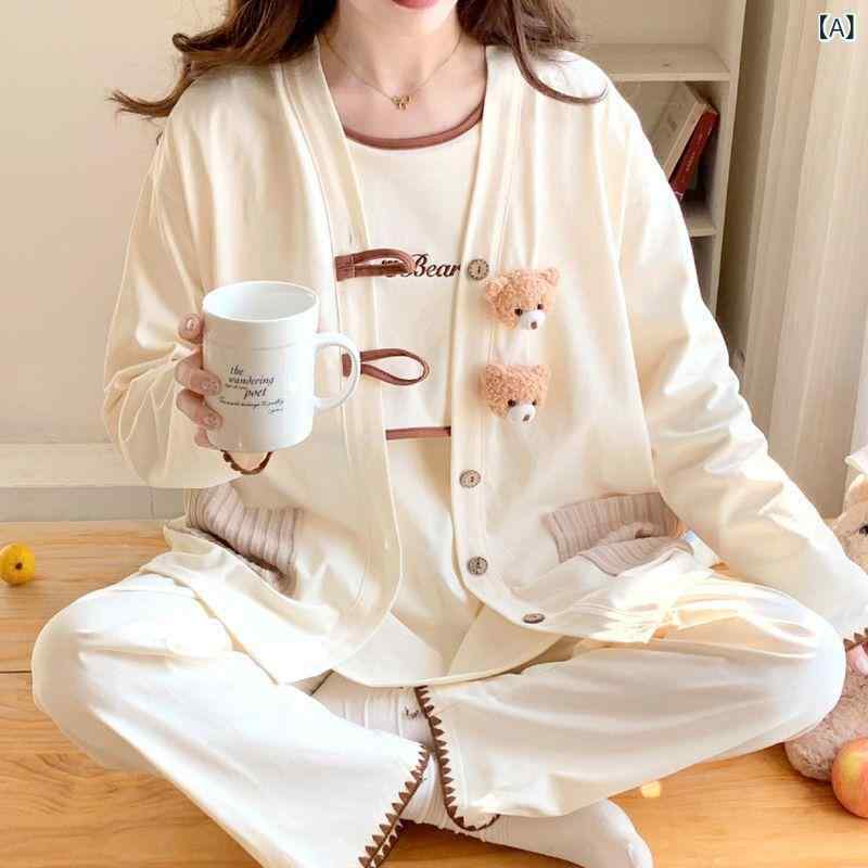 ・カテゴリ: 産後服/授乳服・柄: カートゥーン調・袖丈: 長袖・主な素材: ポリエステル90-95%・カラー展開: ブルー、アプリコット、パープル、ピンク・サイズ展開: L、XL、XXL、3XL、4XL・セット: トップスセット・スタイル: 甜美・袖型: 標準袖