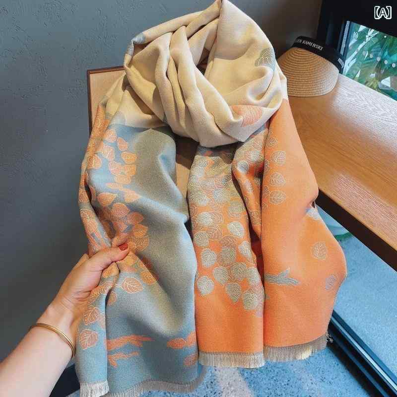 ・スタイル: シンプル・主な素材: ポリエステル・柄: チェック・機能: 保温・織り方: ツイル・カラー展開: 橙、カーキ、黄・サイズ: 65×200cm