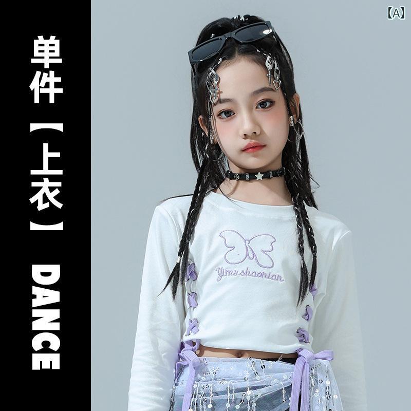 ・カテゴリ: 子供ダンス衣装・スタイル: ヒップホップ・対象性別: 女・ダンスタイプ: ジャズ・要素: セットアップ・主素材: 綿80%・適合季節: 春秋・カラー展開: ホワイト、レッド、ブラック・身長: 110cm、120cm、130cm、140cm、150cm、160cm、170cm、180cm
