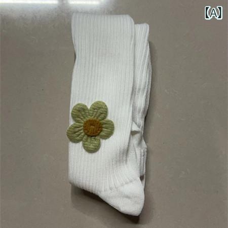 樂天商城 - 女の子 連パンスト 子供用 女児 春用 薄手 綿 透気 吸汗 花柄 かわいい 田園 糖果 白 黒 ピンク グレー 燕麦 運動 プリンセス 無骨 提花 中小学生 普段使い 伸縮性 3〜8歳