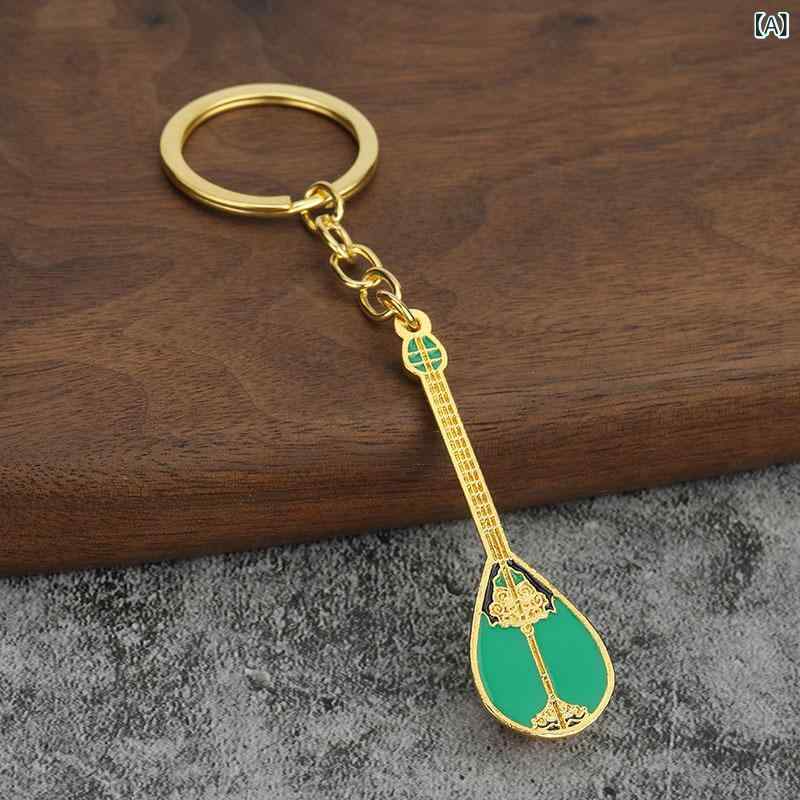 Rakuten - 鍵 キーホルダー 金属製 合金製 緑 赤 青 ピンク 通年 記念品 旅行土産 ビジネスギフト シンプル モダン かわいい 小型 軽量 独立包装