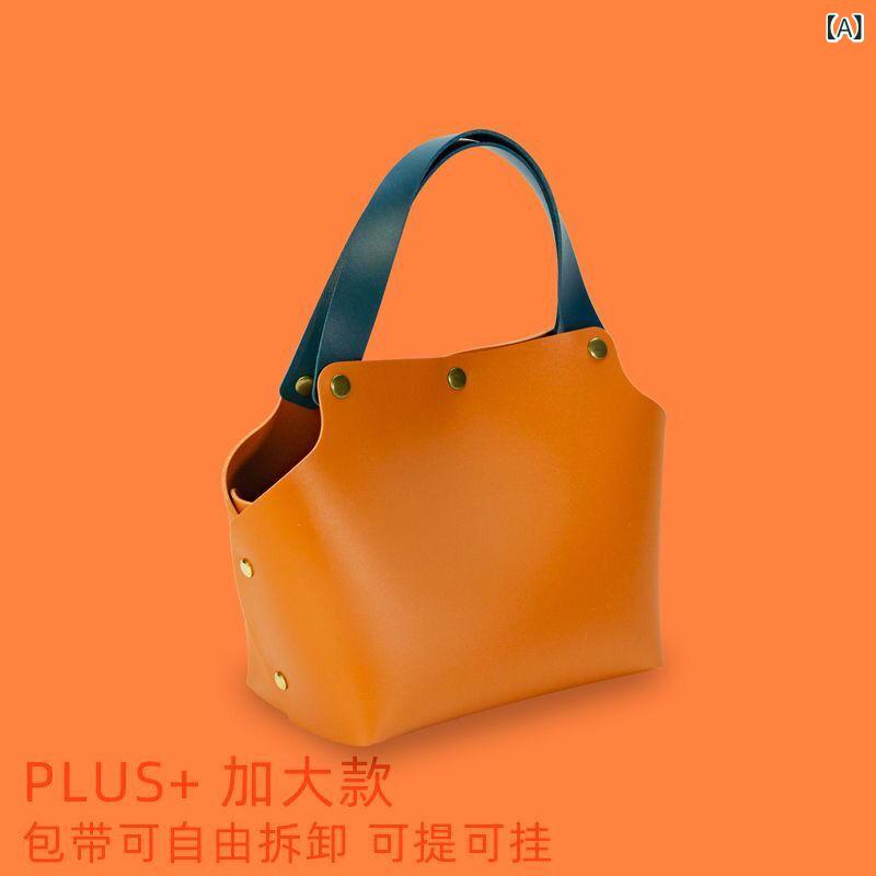 ・カテゴリ: 収納掛袋・形状: 手提げ式・素材: 皮革・スタイル: モダンシンプル・カラー展開: オレンジ、ピンク、ブルー、パープル、グレー、グリーン、ブラック・用途: 旅行収納