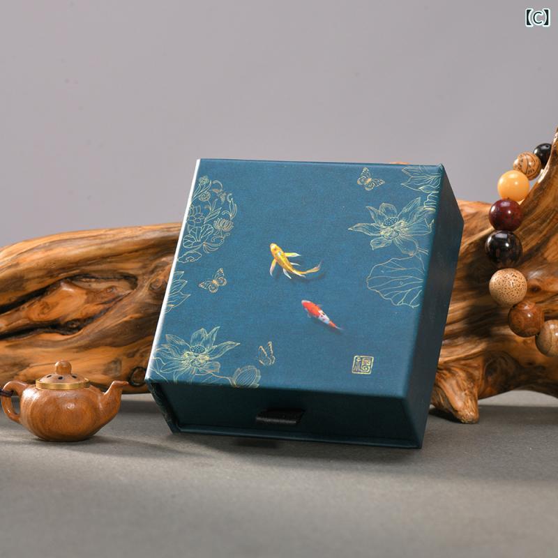 包装盒 抽屉式 首飾 アクセサリー ジュエリー 仏珠 展示 収納 紙製 紙板 中国風 華...