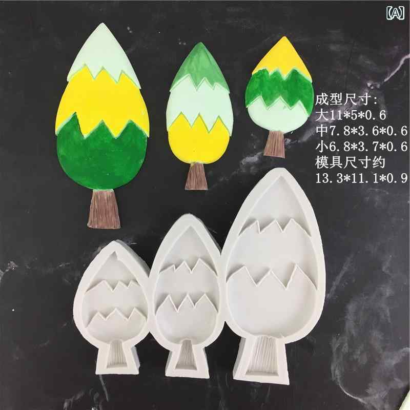 シリコン 氷棒 樹木 型 かわいい カード 風 樹 シリーズ ピース モールド 松 柏 りんご 樹 チョコ 翻糖 樹脂 成形 グレー 個別 パック 不規則 形 レイヤー 積層 スタイル ベーキング クッキー 型 ケーキ 型 耐熱 柔軟 食品 衛生 安全