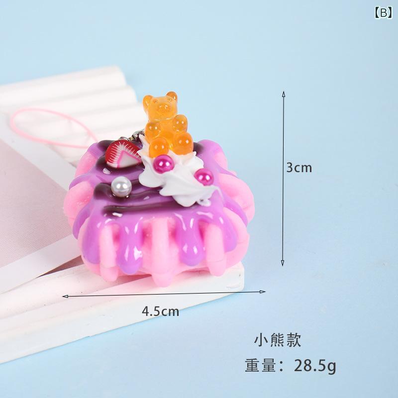 おもちゃ ケーキ 模型 ミニチュア リアル フード スイーツ スクイーズ 食品 サンプ...