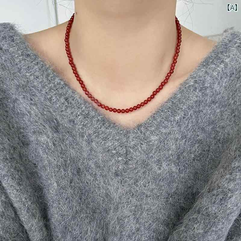 ・主な素材: メノウ・加工工程: 業・デザイン: 幾何学型・チェーンの種類: セーターチェーン・重ね付け: なし・ペンダント素材: メノウ・周囲: 41cm〜50cm・カラー展開: レッドメノウビーズネックレス4mm、レッドメノウビーズネックレス6mm、レッドメノウビーズネックレス8mm、レッドメノウビーズネックレス10mm・純度: 18K・トレンド要素: 貝殻・スタイル: 日韓風・重量: 約25g・スタイル分類: 清新、甘め・カテゴリ: 首飾りりり・対象: レディース