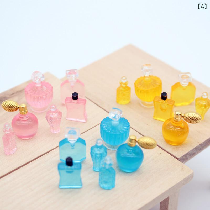 ドールハウス ミニチュア香水セット 玩具 微縮模型 アクセサリー 子供用 女の子 男...