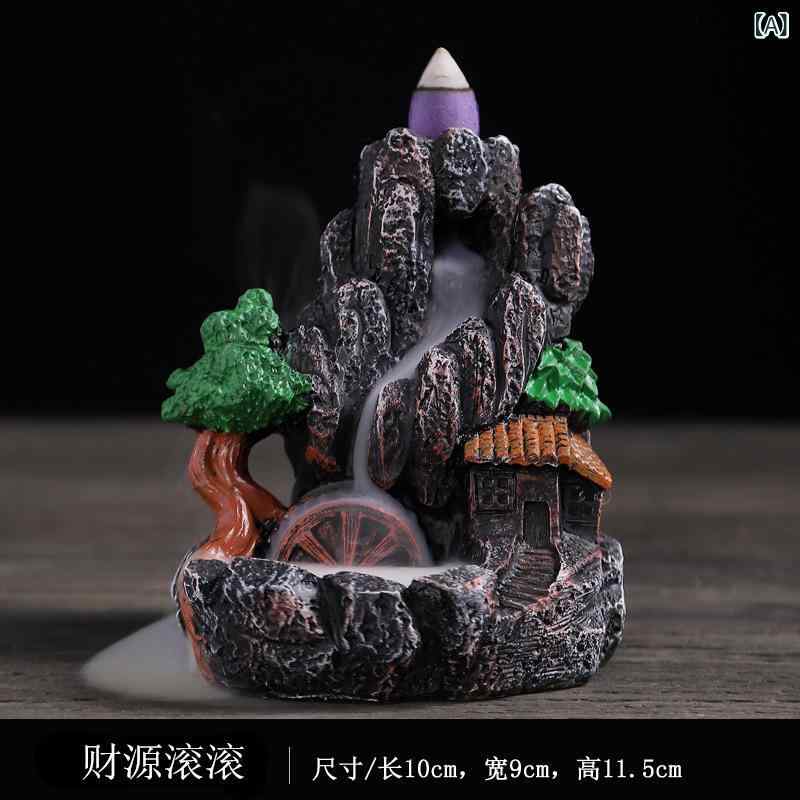 ・主な素材: 樹脂・工芸: 手作り・バリエーション: 財源滾滾、洞天福地、人間仙境、天空之境、小橋流水、万里長城、枯木逢春、南瓜髑髏、ブルーキャッスル、ピンクキャッスル・スタイル: 現代コミック、モダンシンプル・用途: 宗教用品