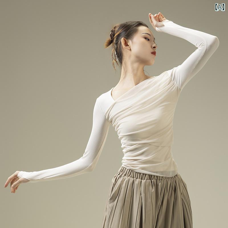 ・カテゴリ: ダンス服・対象: 女性・主な素材: 綿95%・カラー展開: 杏色、黒・サイズ展開: S、M、L、XL