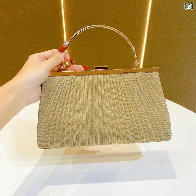 ハンドバッグ メンズ レディース キラキラ シワ加工 大容量 プリンセスバッグ 斜め...