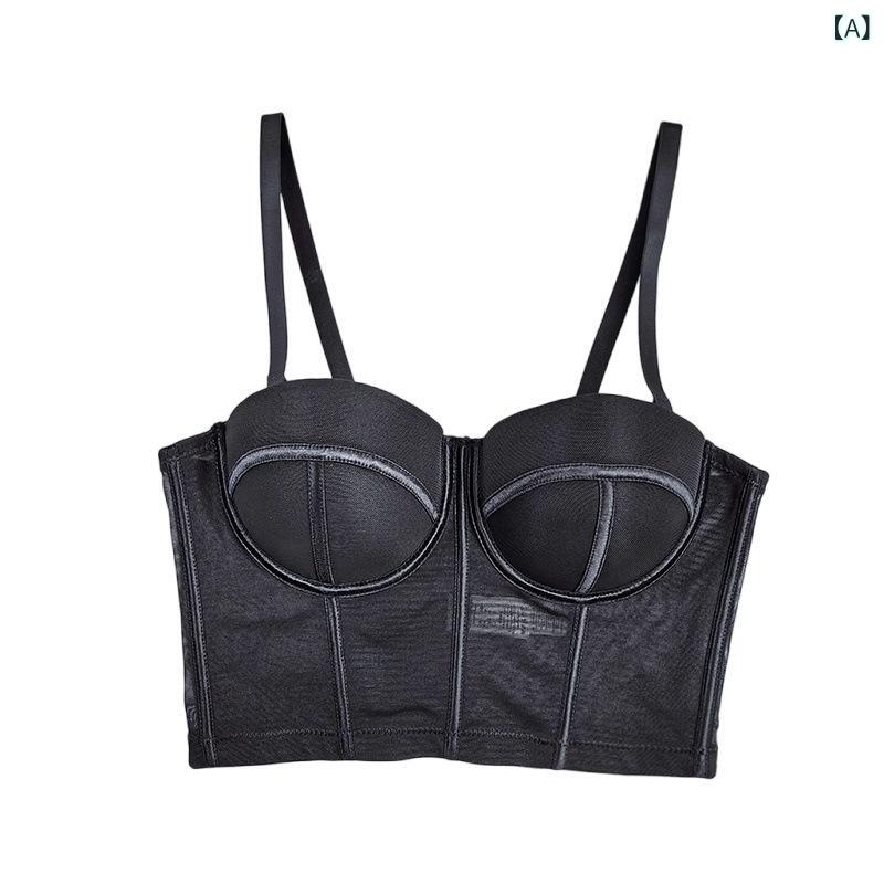 繫肩帶 - スポーツブラ 女性用 吊り下げトップス メッシュ 透気性 背中大胆開き 上托 胸寄せ 防走光 接触冷感 ポリエステル 3/4カップ 薄め下厚め ブラック ホワイト ピンク ローズ ベージュ ライトパープル 夏 腰丈 集約美背 快適 運動スタイル