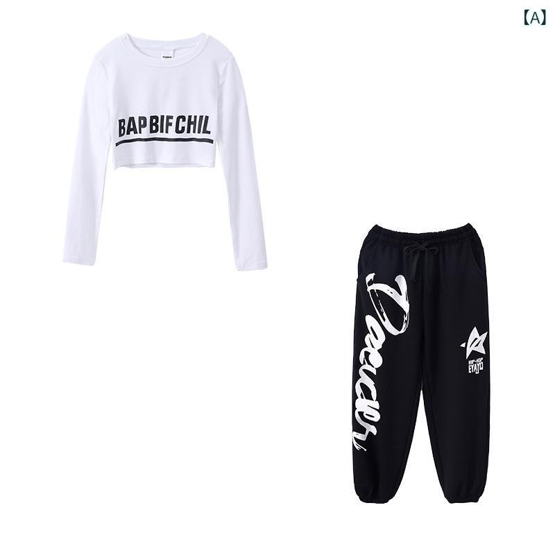 ・カテゴリ: 子どもダンス服・対象性別: 男女兼用・用途: ダンス練習・要素: セット・スタイル: 韓風・主な素材: ポリエステル95%・適合季節: オールシーズン・カラー展開: 白トップス+黒ロングパンツ、白トップス+赤ロングパンツ、白トップス+黒ロングパンツ+星型ネックレス、白トップス+赤ロングパンツ+星型ネックレス、黒ロングパンツ、赤ロングパンツ、白トップス・適合身長: 110cm、120cm、130cm、140cm、150cm、160cm、170cm、180cm・対象年齢: 8歳以上140cm以上