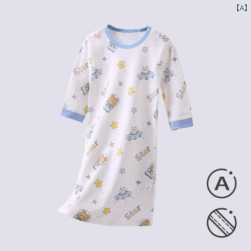 ・カテゴリ: ベビー睡袋・スタイル: 衣服式・主な素材: 精梳綿・裏地素材: 純綿（95%以上）・中綿: 純綿・ファスナー素材: 樹脂/注塑・柄: キャラクター・カラー展開: 宇航熊睡裙・機能: 吸湿排汗