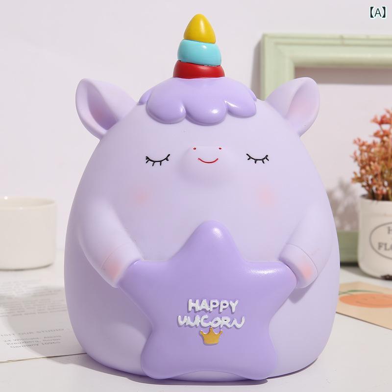 ・主な素材: 樹脂・スタイル: マカロン・: カートゥーン調・製法: 彩絵、純・カラー展開: 紫、ピンク、白・サイズ展開: 小号ユニコーン/貯取可、中号ユニコーン/貯取可、中号ユニコーン/只入、大号ユニコーン/貯取可、大号ユニコーン/只入、特大号ユニコーン/貯取可