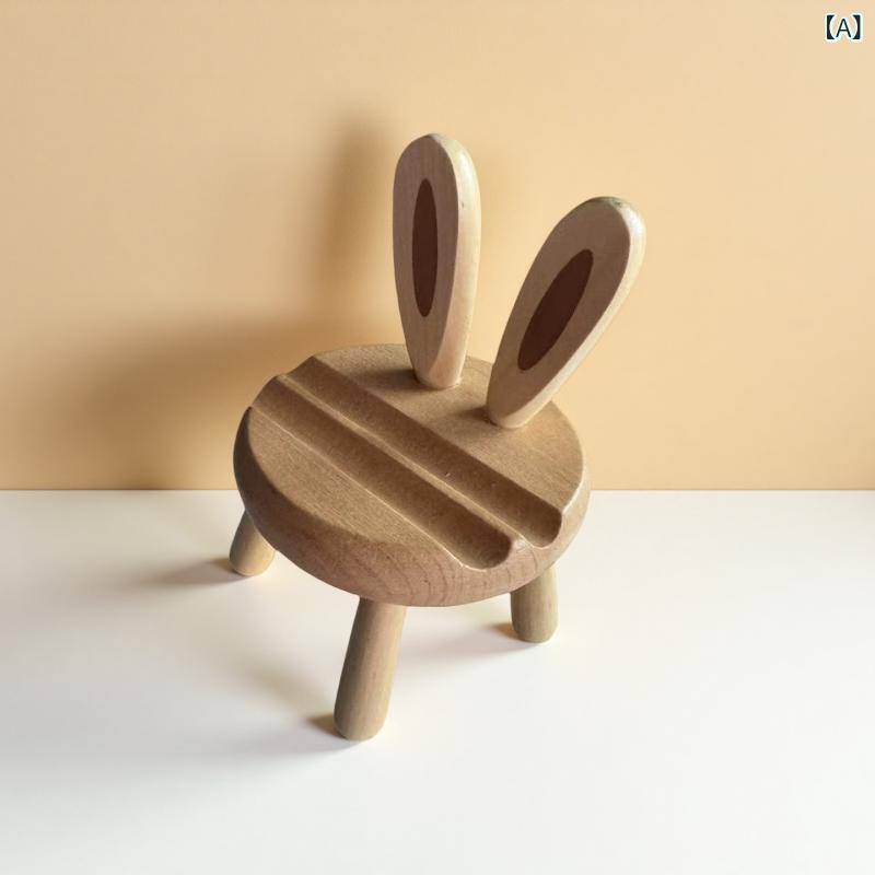 ・素材: 木材・カテゴリ: 置物・カラー展開: ウサギ耳、パンダ・スタイル: モダンシンプル