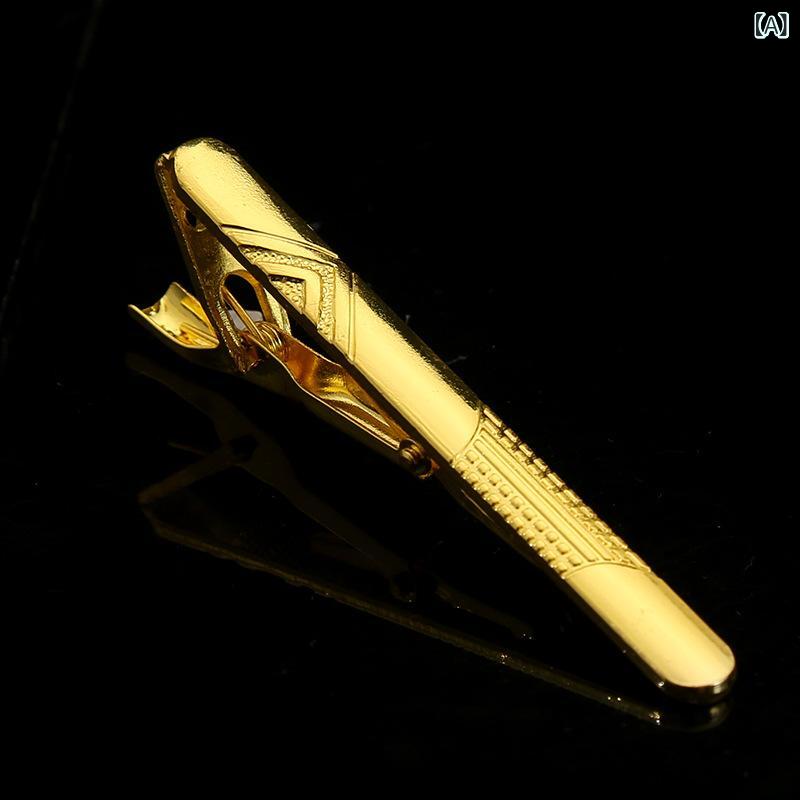 メンズ ユニセックス 領帯 クリップ ピン 金属 鉄製 ジオメトリック 幾何学 平頭型 電鍍加工 ビジネス スーツ アクセサリー シンプル モダン 個性 行政 スタイル 通勤 普段使い ギフト 婚礼 宴会 条紋 パターン 多色展開 冬