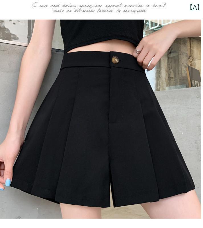 ・カテゴリ: カジュアルパンツ・スタイル: フレッシュ、スウィート、プリンセス・対象: レディース・: ボタン・パンツシルエット: ワイドレッグ・パンツ丈: ショート丈・ウエスト: ハイウエスト・生地の厚さ: レギュラー・カラー展開: ブラック、アプリコット・サイズ展開: XS、S、M、L、XL、XXL、3XL、4XL
