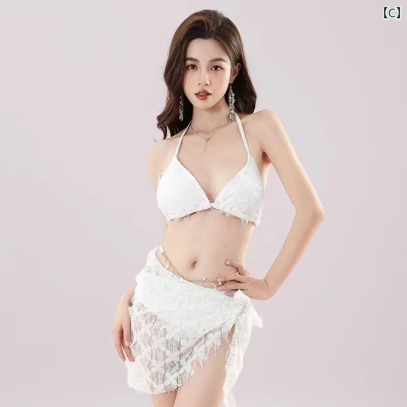 ビキニ 女性用 2025年 三件セット かわいい セクシー プッシュアップ 温泉 ビーチ ...