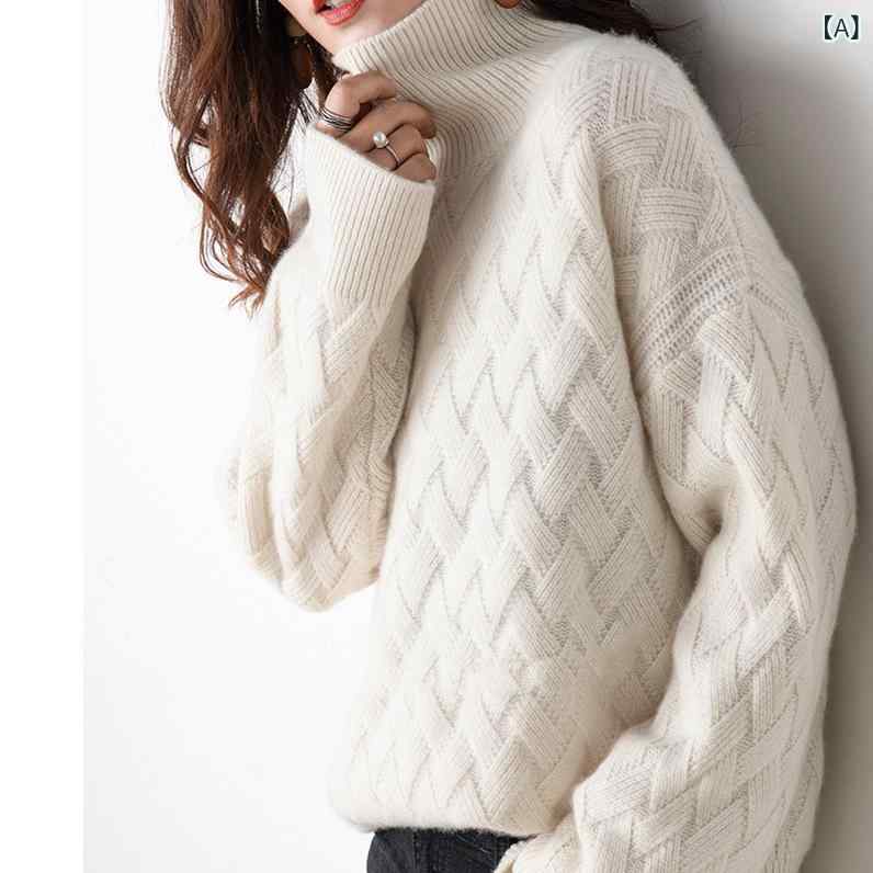 ・カテゴリ: セーター・素材: ニット・主な素材: スパンデックス30%以下・厚さ: 普通・着用スタイル: プルオーバー・セット内容: 単品・スタイル: 上品通勤、都会的、快適カジュアル・シルエット: ゆったり・袖タイプ: 通常・ネックライン: ハイネック・袖丈: 長袖・着丈: 普通丈・加工: 切り替え・カラー展開: ホワイト、ブラック、アプリコット・サイズ展開: S、M、L、XL