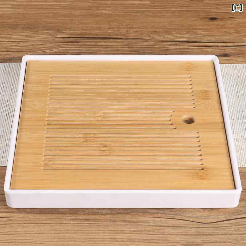 茶盤 竹製 ティープレイト トレー 貯水式 カンフー茶 道具 おしゃれ 卓上 中国茶 ...
