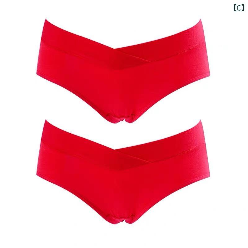 narukiのマタニティパンツ 女性用 低腰 大赤色 ピンク イエロー パープル ベージュ 純棉 無痕 透気 トコ持ち上げ 薄手 ショーツ 四季 通勤 普段使い 伸縮性 快適 妊婦 妊期 妊娠後期 ショートパンツ｜アングル3