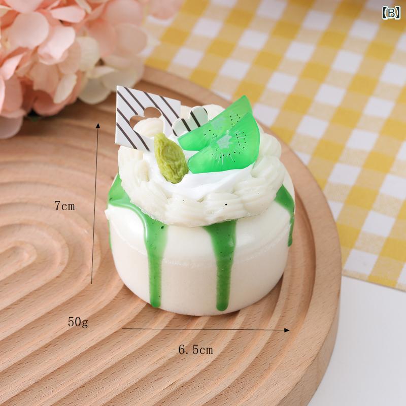 おもちゃ キッズ 女の子 おままごと フェイクフード ケーキ スクイーズ 磁石 食品サンプル ディスプレイ 冷蔵庫 マグネット 撮影小物 narukimar-11000643 naruki サンプル画像2