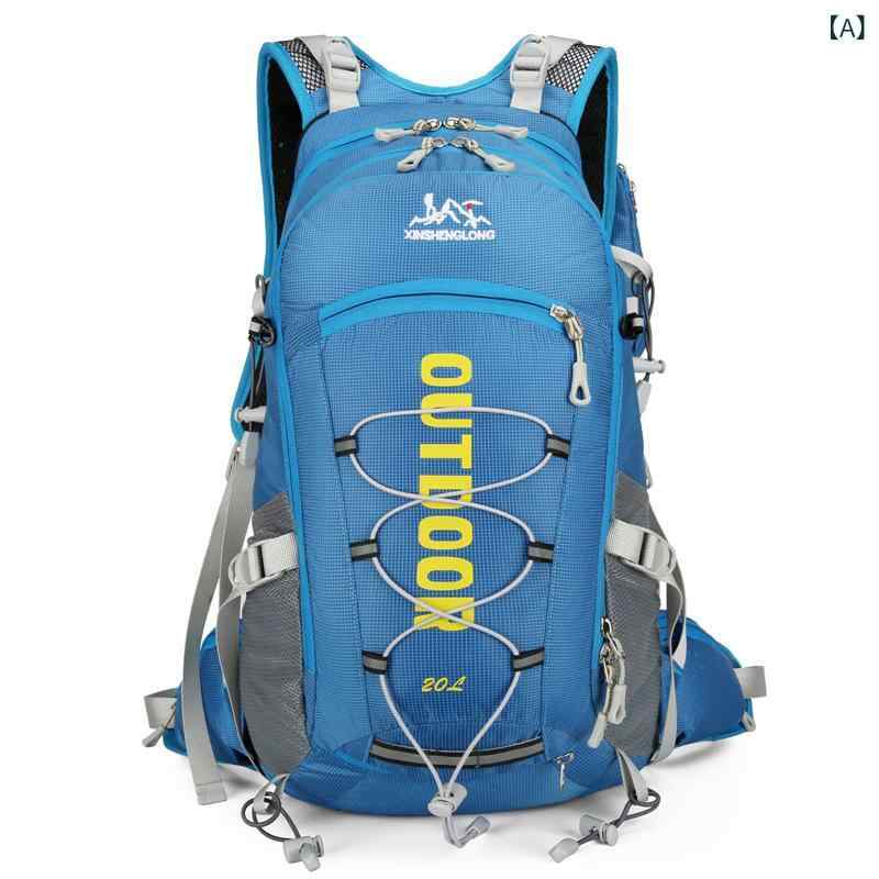 ・カテゴリ: バックパック・素材: ナイロン・機能: 通気性・カラー展開: ローズレッド、緑、青、黒、オレンジ・容量: 20-35L・対象: 男女兼用・用途: アウトドア