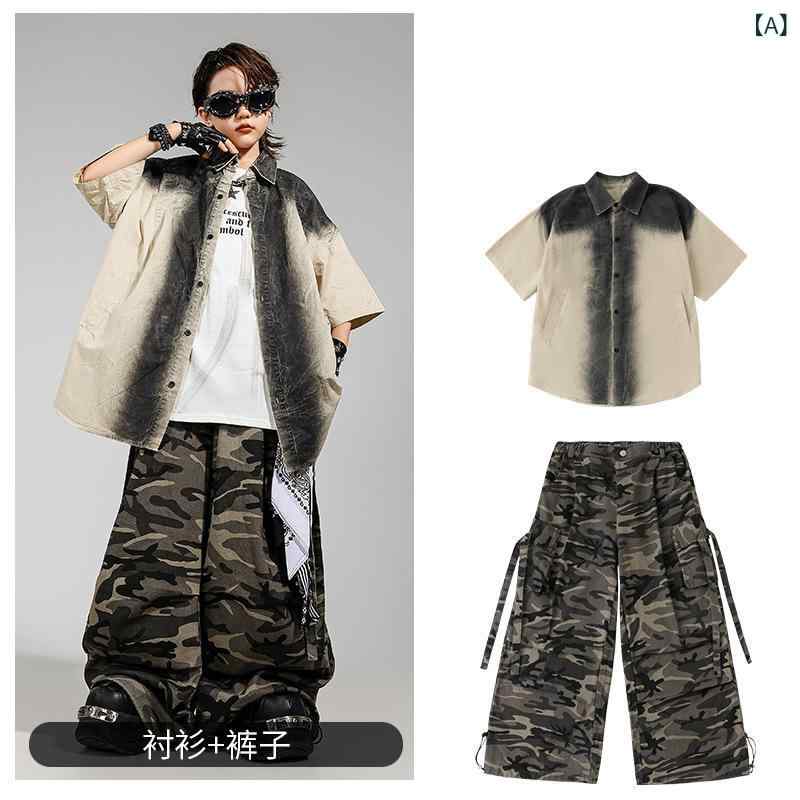 ・カテゴリ: ダンス服・スタイル: ストリート・柄: プリント・主な素材: 綿・基準: B類・カラー展開: 杏色、カモフラ、白色・サイズ展開: 110cm、120cm、130cm、140cm、150cm、160cm、170cm、180cm・対象年齢: 8歳以上・対象性別: 男女共用・ダンスタイプ: ストリートダンス