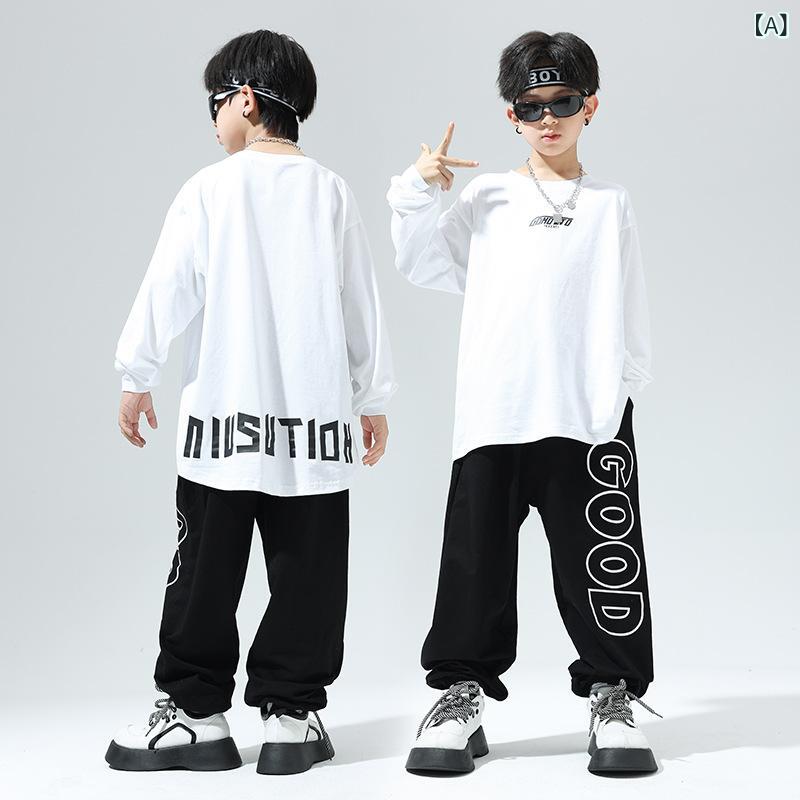・カテゴリ: ダンス服・スタイル: ストリート・性別: ユニセックス・適用ダンス: ストリートダンス・カラー展開: 白スウェット+黒パンツ、黒ベスト+白スウェット+黒パンツ、黒ベスト、白スウェット、黒パンツ・適合身長: 110cm、120cm、130cm、140cm、150cm、160cm、170cm、180cm
