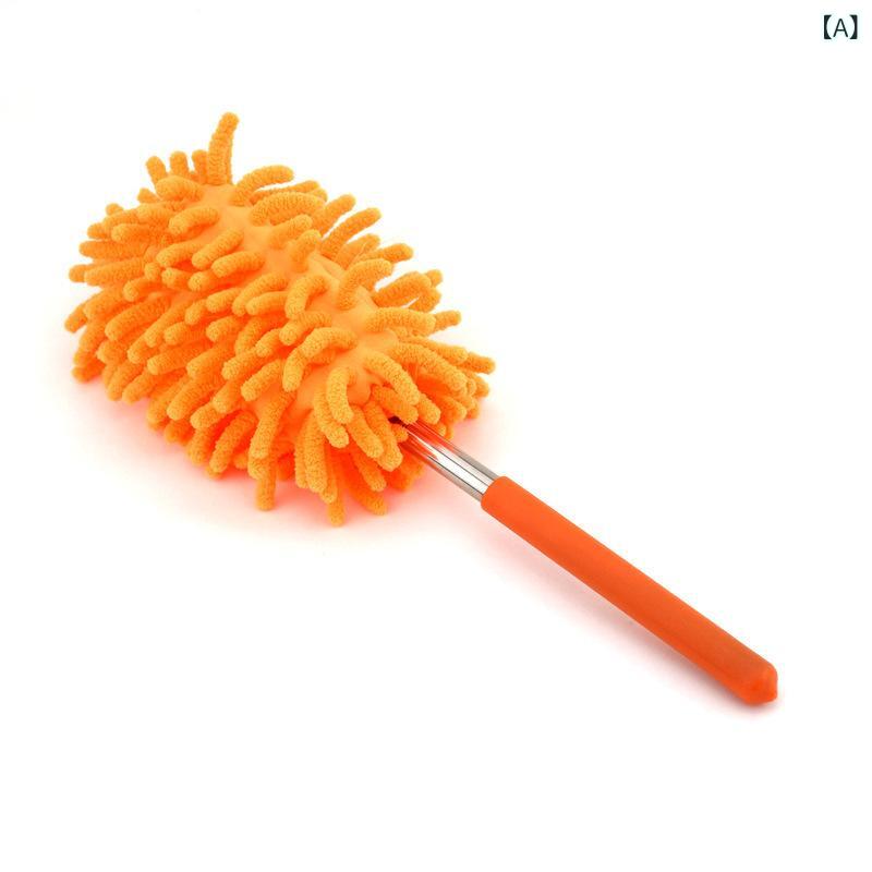 ・カテゴリ: 除塵ダスター・素材: シェニール・形状: 丸型・長さ: 75cm・入数: 500個・カラー展開: オレンジ、レッド、ブルー、グリーン、パープル、ローズ、グレー、全グレー、グレー×ホワイト×グレー・機能: 伸縮可能