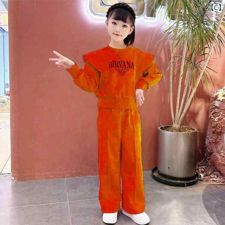 キッズ レディース 秋冬 中大童 女の子 かわいい ファッション トレンド ルーズ ゆ...