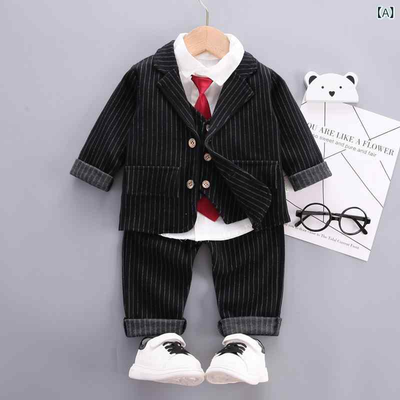 ・カテゴリ: 子供服セットアップ・性別: 男性・対象年齢: 乳幼児(1〜3歳)・スタイル: 韓国風・セット内容: パンツセット・セット点数: 多点・ギフトボックス内容: 服装・対象シーズン: 春、秋・袖丈: 長袖・フード: なし・パンツ丈: ロング・厚さ: 通常・主な素材: 綿95%・安全基準: A類・留め具: シングルボタン・カラー展開: ブラック、レッド・サイズ展開: 80cm、90cm、100cm、110cm・写真: モデルなし実物撮影