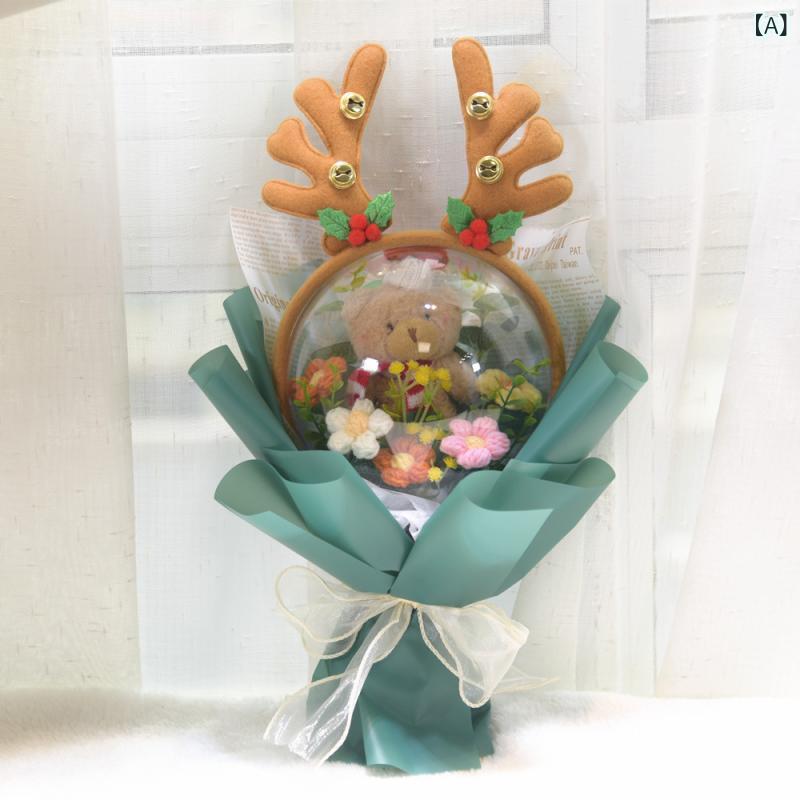 花束ぬいぐるみクマローズソープフラ...