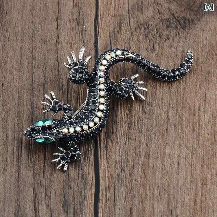 ・素材: 亜鉛合金 ・モチーフ: 動物 ・カラー展開: ブラック、レッド ・機能: 記念、両用、ギフト ・スタイル: 文芸レトロ ・対象: ユニセックス ・種類: ブローチ