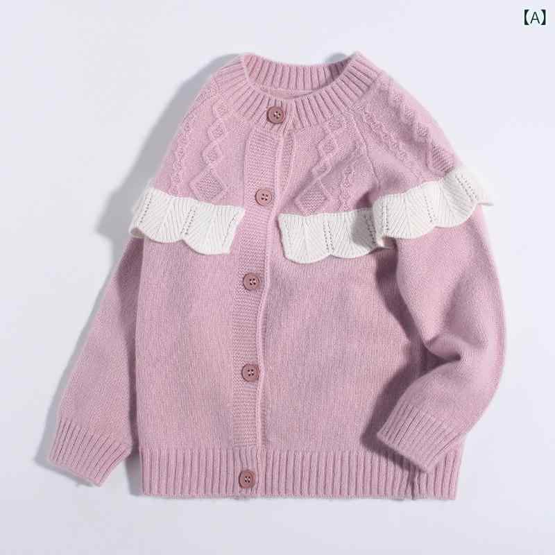 ニット セーター キッズ 女の子 カシミヤタッチ 厚手 秋冬 防寒 長袖 丸首 トップス 暖かい インナー 無地 シンプル かわいい カジュアル 通学用 90 100 110 120 130 140 150 160