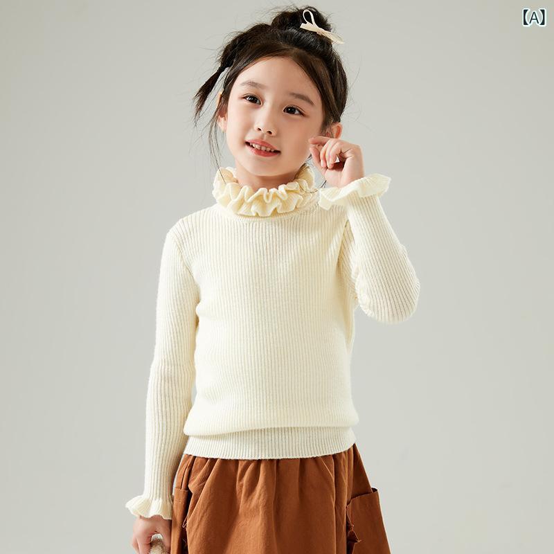 ・性別: 女の子・生地加工: 柔らか加工・スタイル: スウィート・対象年齢: 中小児・着用シーズン: 冬、秋・厚さ: 普通・袖丈: 長袖・開閉スタイル: プルオーバー・柄: 花柄・要素: かわいい、親子、プリンセス、トレンド・主な素材: 羊毛・毛糸の太さ: 細毛糸・ネックライン: フリルネック・カラー展開: ホワイト、ピンク、グレー・サイズ展開: 100cm, 110cm, 120cm, 130cm, 140cm, 150cm, 160cm, 170cm・カテゴリ: 子供用ニット